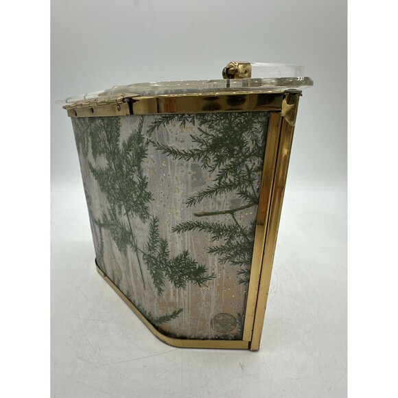 Vintage MCM Majestic Lucite Purse Handbag Pressed Pine Tree Branches - Picture 8 of 16